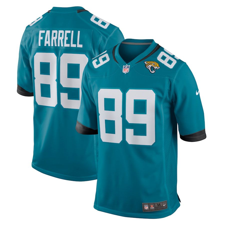 Men Jacksonville Jaguars #89 Luke Farrell Nike Green Game NFL Jersey